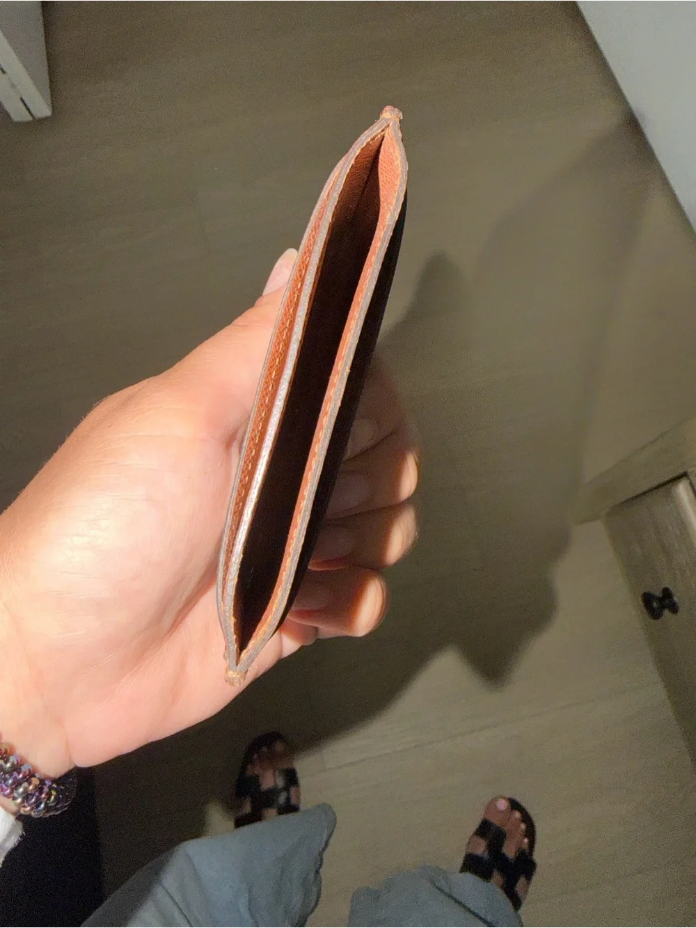 Louis Vuitton Brown and Gold Monogram Card Sleeve
